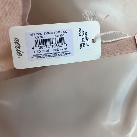 Aerie Smoothez nude Balconette mesh unlined bra NWT - Picture 7 of 10